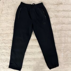 Adidas Men's Black Loose Fit Joggers
